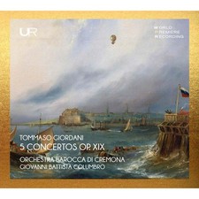 Tommaso Giordani Tommaso Giordani: 5 Concertos Op. XIX (CD) Album