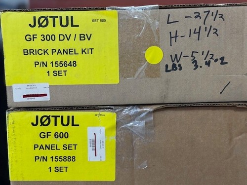 Jotul brick panel set 155888 - jotul,