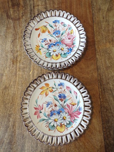 Assiette céramique fleur - 2,