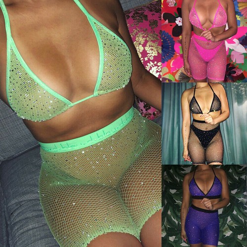 Sexy women rhinestone - sexy, mesh