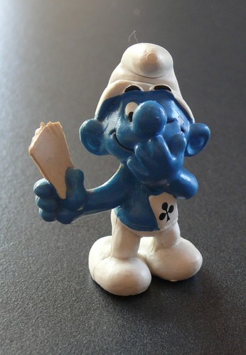 Figurine schtroumpf tricheur - figurine,