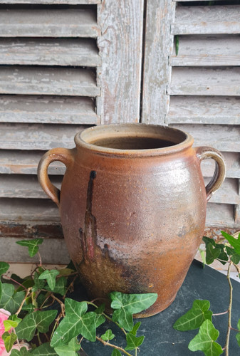 Ancien pot cruche faisselle - ancien,