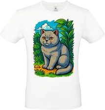 T-Shirt BRITISH SHORTHAIR - Unisexe et 100% Coton - Chat