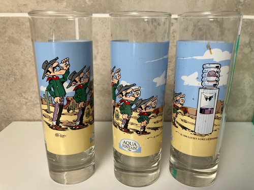 Vieux verres lucky luke - lucky,