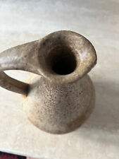 Pichet vase poterie Bourgogne  France antique rustiquee vin eau fleurs