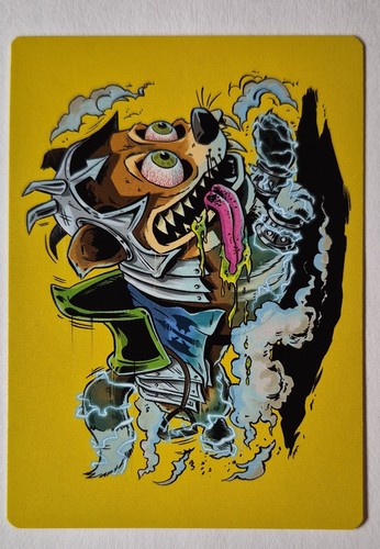 District mascot art card - mascot,
