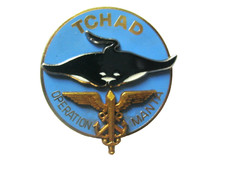 INSIGNE INTERARMEES OPERATION MANTA TCHAD Y. DELSART
