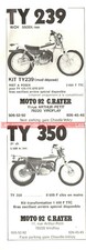 Publicité YAMAHA TY 239 ( 240 ) Kit 125 175 DTE-DTF - TY 350  Advertising #00357
