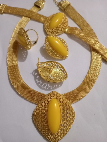 Ensemble bijoux plaqué or - de,