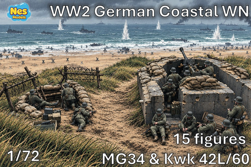 20mm ww2 german - 1/72, costal