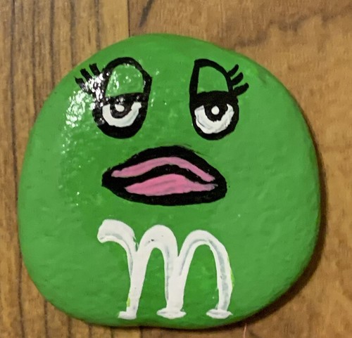 Funny rock painting fake - funny, m&m