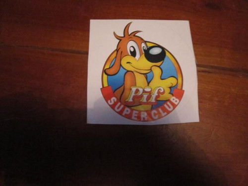 Autocollant pif super club - super,