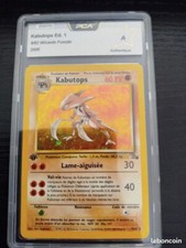 Carte pokémon PCA A Kabutops Edition 1 Set de base Jungle WOTC 9/62