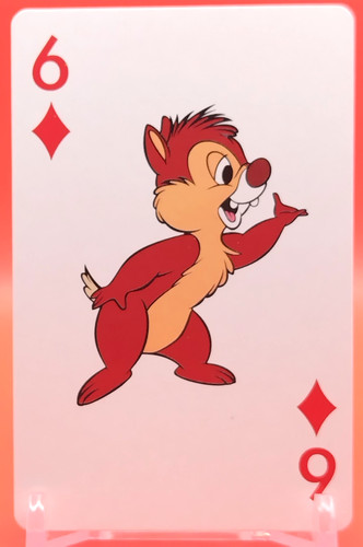 Carte jouer disney chip n - carte,