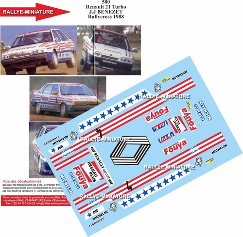 Decals ref 0580 renault - ref,