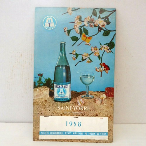 Calendrier eau minerale - calendrier,