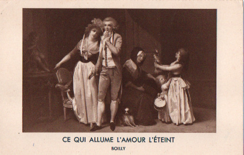 Carte postale qui allume - qui,