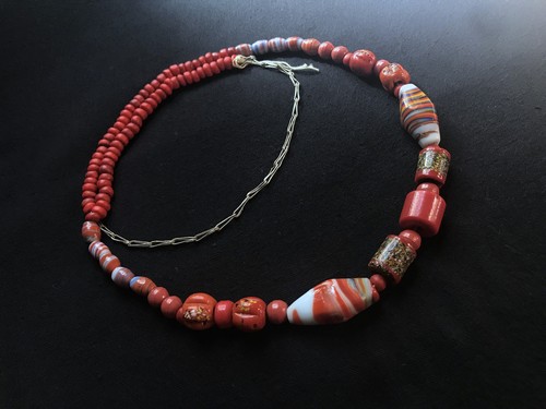 Collier ancien perles de - collier,