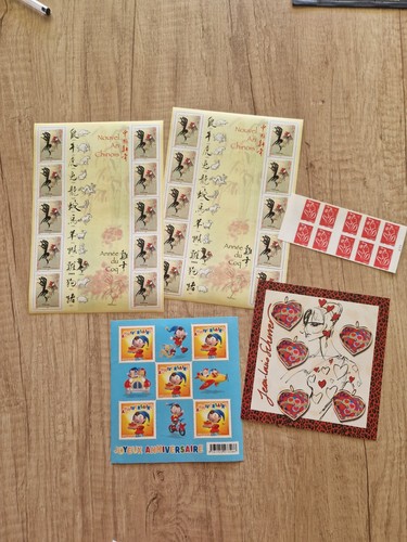 Lot timbres à validité - de,