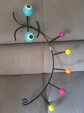 Ancien Porte Manteau Limace Pylones Caterpillar Enfant Vintage