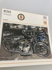 Rudge 500 Standard 1926 carte