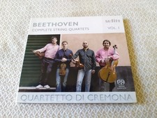 Beethoven : Complete string quartets vol. 1 - Quartetto di Cremona - SACD Audite
