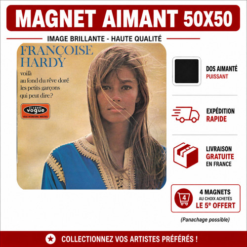 Magnet francoise hardy voilà - francoise,