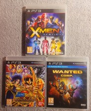 Jeux PlayStation 3 Saint Seya, X-men Destiny, Wanted Corp.