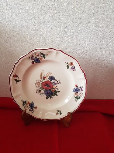 Assiette plate sarreggumines - assiette,