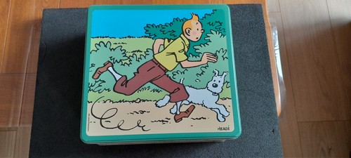 Boite tintin biscuit delacre - biscuit,