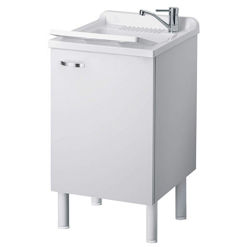 Bac laver avec meuble blanc - avec,