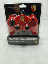 Manette analogique Racing club de Lens Rouge Collection Officiel Neuf Sony PS2PC