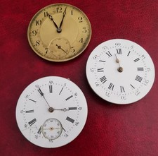 Lot de 3 mouvements anciens de