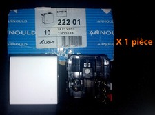 X1 interrupteur va et vient Arnould  Blanc 222 01  (2 modules)