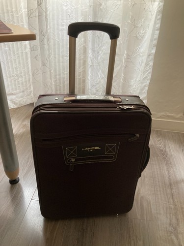 Valise lancel vintage toile - valise, en