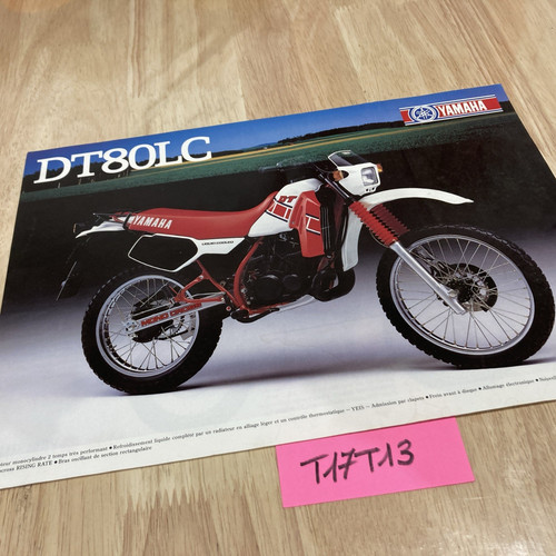 Yamaha dt80lc moto prospectus - dt80lc,