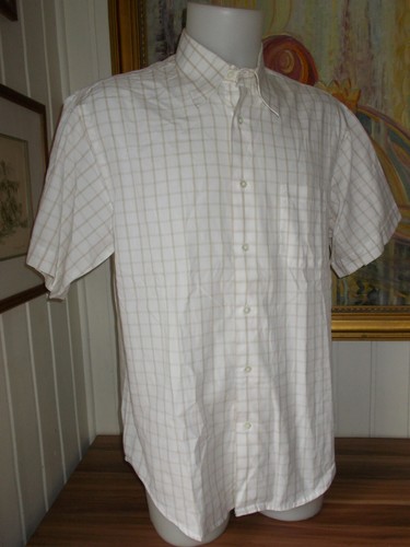 Chemise coton beige - , à