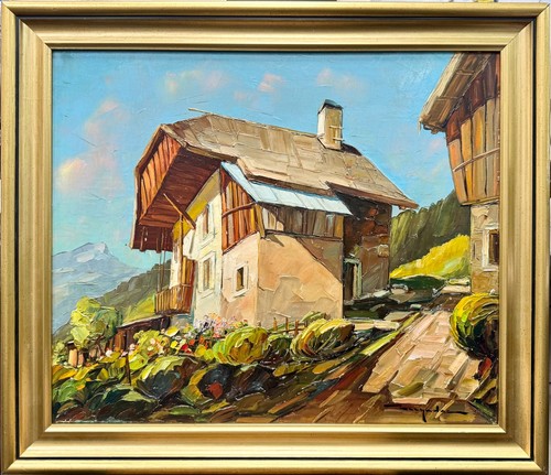 Tableau huile sur - huile,