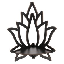 ÉTagèRe D'Angle Lotus, Support Mural en Bois, éTagèRe Flottante, PréSentoir9831