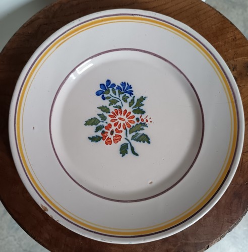 Ancienne jolie assiette ø20 - jolie, Ø20,5