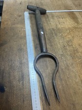Fourche à betteraves outil ancien d’agriculture Réf n. 6