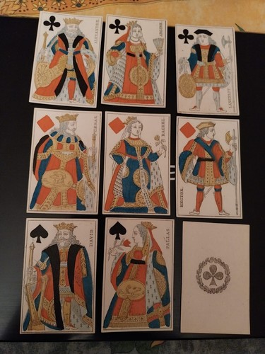 Cartes jouer ancien - à,