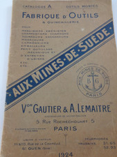 💥 1924 - Catalogue fabrique