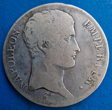 Napoléon Ier , écu de 5 francs argent an 13 A Paris