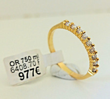 Demi alliance or jaune 18