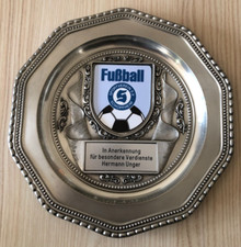 Assiette Etain Football STIEBER 97% Zinn Fußball Sportverein E.V. SCHOPFHEIM