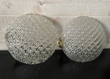 Paire d'appliques Barovier & Toso en verre de Murano Art Déco 1930 Italie