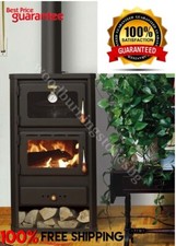 Poêle à bois Cheminée Cuisinière Poêle Prity FM 12,1kw. ECO DESIGN