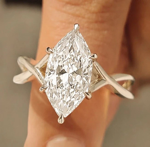 Bague diamant jaune ct 14 - diamant, 3