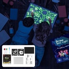 Magic LED Light Drawing Pad, LED Light Up Drawing Board For Kids Gifts Hot F R1